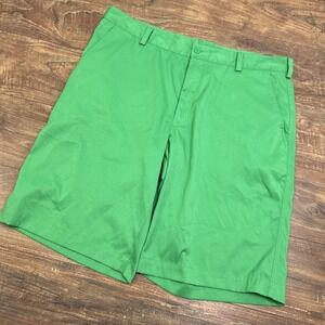NIKE GOLF Mens 35 DRI-FIT Casual Outdoor Chino Golf Shorts Bright Green Athletic